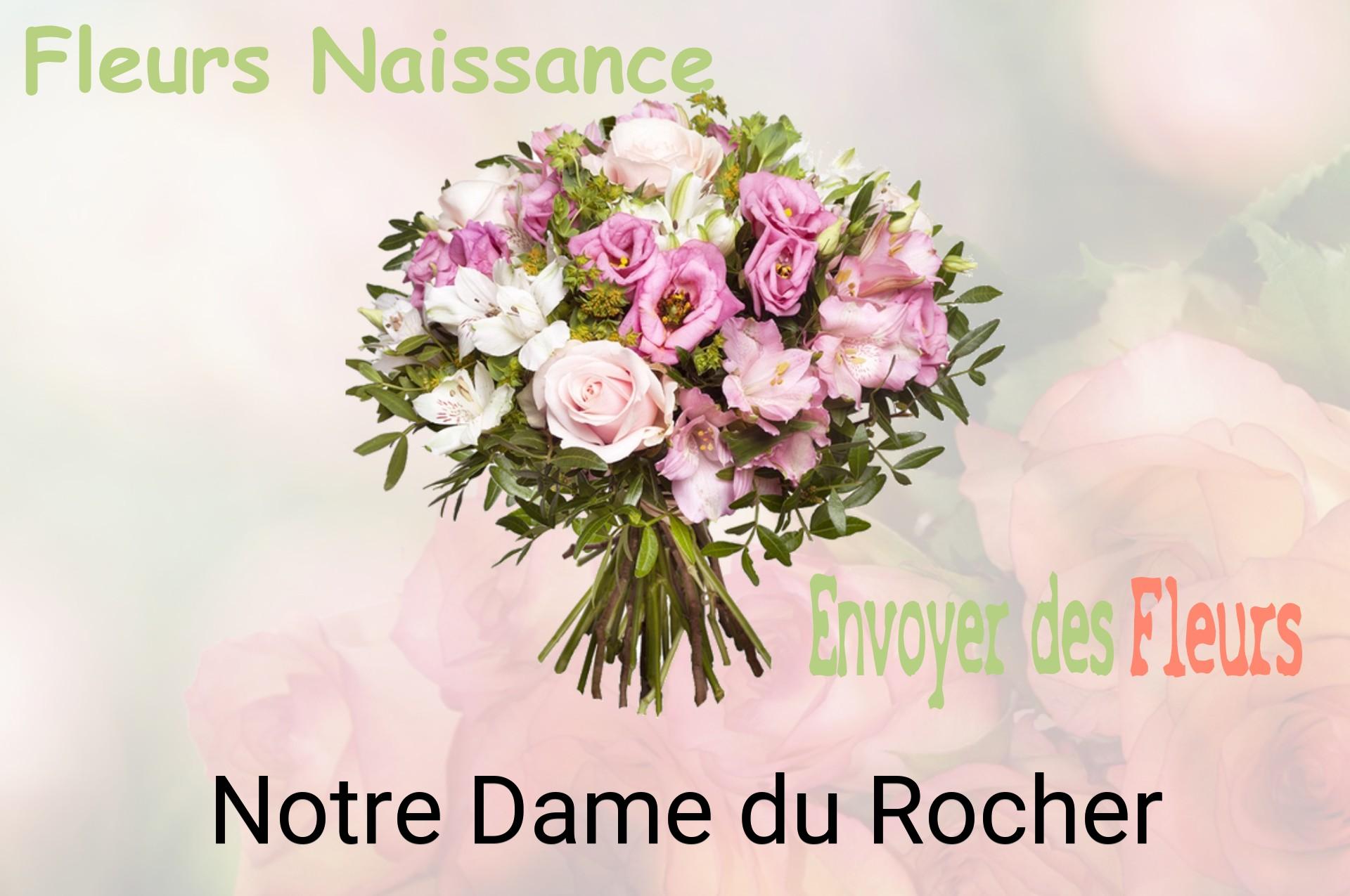 Bouquet de fleurs de naissance livré à Notre-Dame-du-Rocher